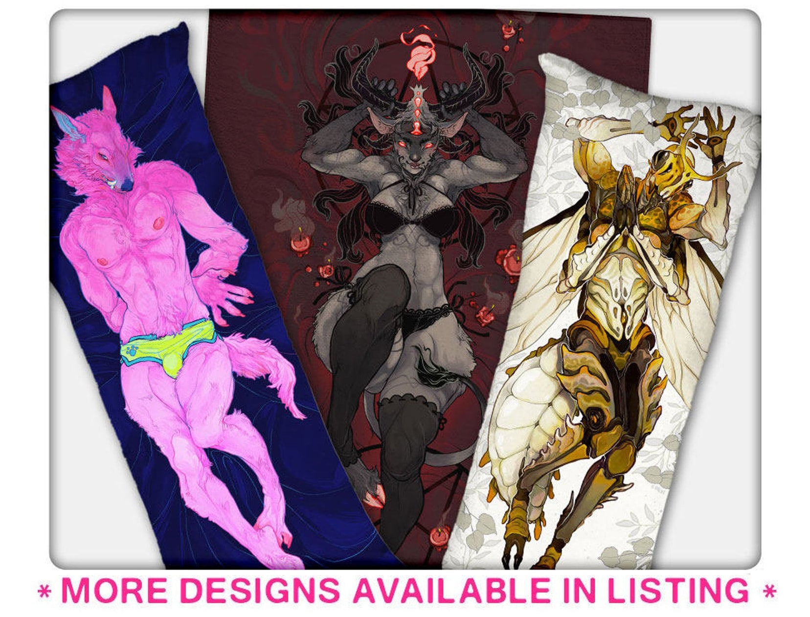 Coey: Monster Pin Ups (Body Pillows, Blankets) | Coey & Shy Shop